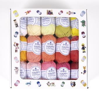 Assortiment de 30 coloris Happy Cotton